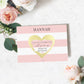 Stripe Pink | Scratch-off Bridesmaid Proposal Card