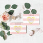 Stripe Pink | Scratch-off Bridesmaid Proposal Card