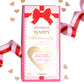 Stripe Pink Red | Scratch-off Valentine's Gift Voucher