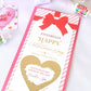 Stripe Pink Red | Scratch-off Valentine's Gift Voucher