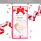 Stripe Pink Red | Scratch-off Valentine's Gift Voucher