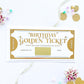 Golden Ticket Gold | Scratch-off Birthday Gift Voucher