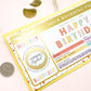 Dot Multi | Scratch-off Birthday Boarding Pass