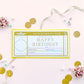Dot Pastel | Scratch-off Birthday Boarding Pass