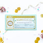 Ferras Greenery Gold | Scratch-off Birthday Boarding Pass