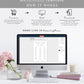 Estelle White | Printable Seating Chart - 3 Banquet Tables