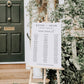Estelle White | Printable Seating Chart - 3 Banquet Tables
