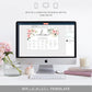 Darcy Floral Pink | Printable Seating Chart Template - Alphabetical
