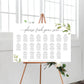 Darcy Greenery | Printable Seating Chart Template