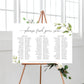 Darcy Greenery | Printable Seating Chart Template