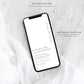 Estelle White | Smartphone Wedding Invitation Template