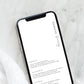 Estelle White | Smartphone Itinerary
