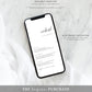 Lucas Script White | Smartphone Itinerary
