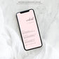 Lucas Script White | Smartphone Itinerary