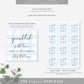Gingham Blue | Printable Sprinkled With Love Favour Tag Template
