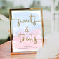 Watercolour Pink Blue | Printable Sweets and Treats Favour Sign