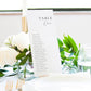 Ellesmere White | Printable Table Numbers Template