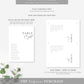 Ellesmere White | Printable Table Numbers Template