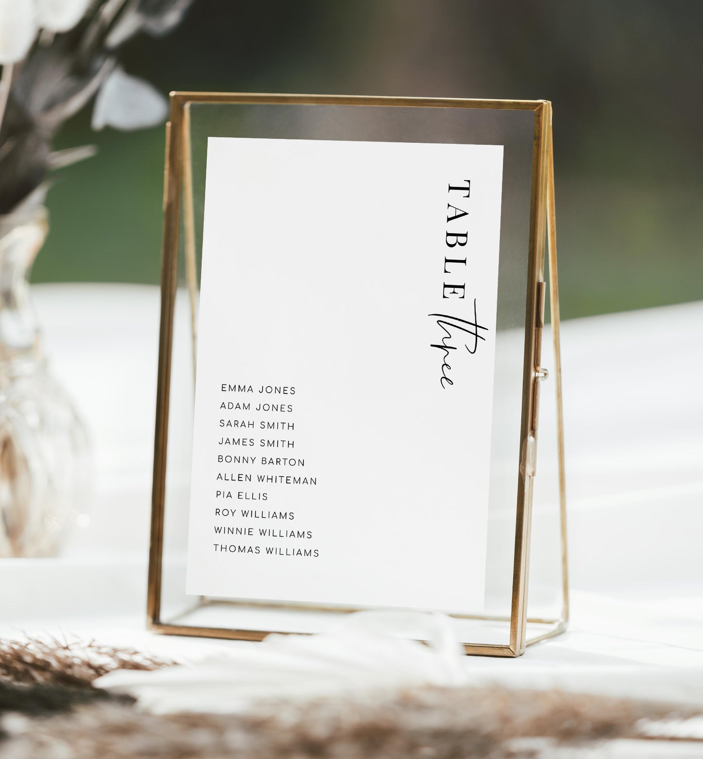 Estelle White | Printable Table Numbers