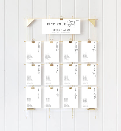 Estelle White | Printable Table Numbers
