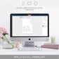 Estelle White | Printable Wedding Thank You Card