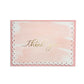Watercolour Pink Gold | Thank You Greeting Card
