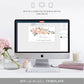 Cambridge Floral Multi | Printable Favour Tag Template - Black Bow Studio