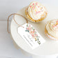 Cambridge Floral Multi | Printable Favour Tag Template - Black Bow Studio