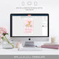 Oh Deer Pink | Printable Favour Tags - Black Bow Studio