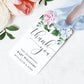 Ferras Blossom Pink Blue | Printable Thank You Favour Tags Template