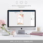 Quinn Floral Pink | Printable Favour Tags