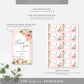 Quinn Floral Pink | Printable Favour Tags