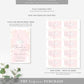 Odette Pink | Printable Thank You Favour Tag Template