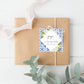 The Med Lemons | Printable Favour Square Tags - Black Bow Studio