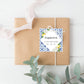 The Med Lemons | Printable Favour Square Tags - Black Bow Studio