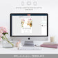Mews Floral White | Printable The Ring Game Sign Template