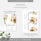 Mews Floral White | Printable The Ring Game Sign Template