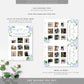 Ferras Blossom Blue | Printable Through The Years Bridal Shower Game - Black Bow Studio