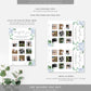 Ferras Blossom Blue | Printable Through The Years Bridal Shower Game - Black Bow Studio
