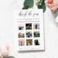 Lucas Script White | Printable Through The Years Photo Bridal Shower Game