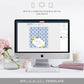 The Med Lemons | Printable Favour Treat Bag Topper Template