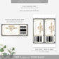 Stripe Black Gold | Printable Valentine's Concert Custom Gift Voucher Template