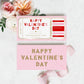 Stripe Pink Gold | Printable Valentine's Concert Custom Gift Voucher Template