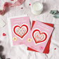 Convo Hearts Pink | Printable Sweetheart Valentine Cookie Card Template