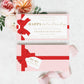 Stripe Pink Red | Printable Valentine's Day Custom Gift Voucher