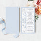 Stripe Blue White | Printable Valentine's Day Custom Love Coupons
