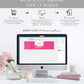 Barbie Party Hot Pink Gold | Printable Water Bottle Favour Labels Template
