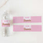 Barbie Party Pink Gold | Printable Water Bottle Favour Labels Template