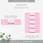 Barbie Party Pink Silver | Printable Water Bottle Favour Labels Template