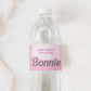 Barbie Party Pink Silver | Printable Water Bottle Favour Labels Template